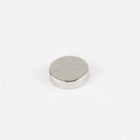BUNTING N52 Neodymium Disc Magnets, 0.25" D, 2.85 lb Pull, Rare Earth Magnets N52P250125